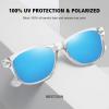imageMEETSUN Classic Polarized Sunglasses for Women Men Trendy Retro Sun Glasses for Driving UV Protection 3 Pack3 Pack Blue MirroredPurple MirroredPink Mirrored
