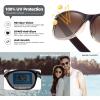 imageMEETSUN Classic Polarized Sunglasses for Women Men Trendy Retro Sun Glasses for Driving UV Protection 3 Pack3 Pack Leopard BrownBrown GradientBrown