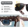 imageMEETSUN Classic Polarized Sunglasses for Women Men Trendy Retro Sun Glasses for Driving UV Protection 3 Pack3 Pack Leopard BrownLeopard GreyGrey Leopard