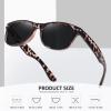 imageMEETSUN Classic Polarized Sunglasses for Women Men Trendy Retro Sun Glasses for Driving UV Protection 3 Pack3 Pack Leopard BrownLeopard GreyGrey Leopard