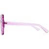 imageMEETSUN Elton Square Rhinestone Sunglasses  Oversized Bling for Women with Diamond Frames  70s Retro for Beach ampamp DiscoPurple FramePurple Gradient Lens Sunglasses