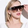 imageMEETSUN Fashion Sunglasses for Women Trendy Goggles Vintage ShadesBlack Leopard Tortoise