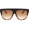 imageMEETSUN Fashion Sunglasses for Women Trendy Goggles Vintage ShadesBlack Leopard Tortoise