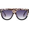 imageMEETSUN Fashion Sunglasses for Women Trendy Goggles Vintage ShadesTortoiseblack  Gradient Grey