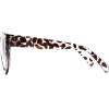 imageMEETSUN Fashion Sunglasses for Women Trendy Goggles Vintage ShadesTortoiseblack  Gradient Grey