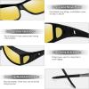 imageMEETSUN Fit Over Glasses Sunglasses for Men WomenWrap Around Sunglasses Polarized UV400 Protection2 Pack Back Frame Gray Lensblack Frame Night Vision Lens