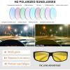 imageMEETSUN Fit Over Glasses Sunglasses for Men WomenWrap Around Sunglasses Polarized UV400 Protection2 Pack Back Frame Gray Lensblack Frame Night Vision Lens