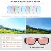 imageMEETSUN Fit Over Glasses Sunglasses for Men WomenWrap Around Sunglasses Polarized UV400 ProtectionBrown Framechampagne Gold Mirror Lens