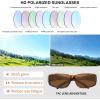 imageMEETSUN Fit Over Glasses Sunglasses for Men WomenWrap Around Sunglasses Polarized UV400 ProtectionTortoiseshell Framebrown Lens