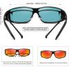 imageMEETSUN Fit Over Glasses Sunglasses for Men WomenWrap Around Sunglasses Polarized UV400 ProtectionZ1black Framered Mirror Lens