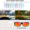 imageMEETSUN Fit Over Glasses Sunglasses for Men WomenWrap Around Sunglasses Polarized UV400 ProtectionZ1black Framered Mirror Lens