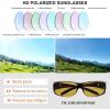 imageMEETSUN Fit Over Glasses Sunglasses for Men WomenWrap Around Sunglasses Polarized UV400 ProtectionZ1brown Gradient Framenight Vision Lens