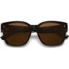 imageMEETSUN Lightweight Fit Over Glasses Sunglasses for Women Oversized Trendy Large Square Polarized Sun Glasses for DrivingBrown Tortoise