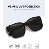 imageMEETSUN Lightweight Fit Over Glasses Sunglasses for Women Oversized Trendy Large Square Polarized Sun Glasses for DrivingBrown Tortoise Grey
