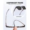 imageMEETSUN Lightweight Fit Over Glasses Sunglasses for Women Oversized Trendy Large Square Polarized Sun Glasses for DrivingLeopard