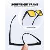 imageMEETSUN Lightweight Fit Over Glasses Sunglasses for Women Oversized Trendy Large Square Polarized Sun Glasses for DrivingNight Vision