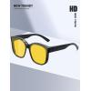 imageMEETSUN Lightweight Fit Over Glasses Sunglasses for Women Oversized Trendy Large Square Polarized Sun Glasses for DrivingNight Vision