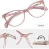 imageMEETSUN Non Prescription Glasses Frames For WomenRetro Cateye Fake Eyeglasses HD Clear LensCameo Brown Frame