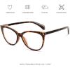 imageMEETSUN Non Prescription Glasses Frames For WomenRetro Cateye Fake Eyeglasses HD Clear LensLeopard