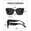 imageMEETSUN Oversized Fit Over Glasses Sunglasses for Women Men Large Trendy Polarized Sunglasses for Driving UV ProtectionXlblack Framegrey Lens