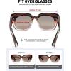 imageMEETSUN Oversized Fit Over Glasses Sunglasses for Women Men Large Trendy Polarized Sunglasses for Driving UV ProtectionXlbrown Gradient Framebrown Gradient Lens