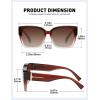 imageMEETSUN Oversized Fit Over Glasses Sunglasses for Women Men Large Trendy Polarized Sunglasses for Driving UV ProtectionXlbrown Gradient Framebrown Gradient Lens