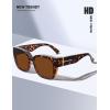 imageMEETSUN Oversized Fit Over Glasses Sunglasses for Women Men Large Trendy Polarized Sunglasses for Driving UV ProtectionXlbrown Tortoise Framebrown Lens