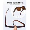 imageMEETSUN Oversized Fit Over Glasses Sunglasses for Women Men Large Trendy Polarized Sunglasses for Driving UV ProtectionXlbrown Tortoise Framebrown Lens