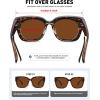 imageMEETSUN Oversized Fit Over Glasses Sunglasses for Women Men Large Trendy Polarized Sunglasses for Driving UV ProtectionXlbrown Tortoise Framebrown Lens