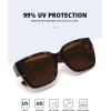 imageMEETSUN Oversized Fit Over Glasses Sunglasses for Women Men Large Trendy Polarized Sunglasses for Driving UV ProtectionXlbrown Tortoise Framebrown Lens