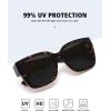 imageMEETSUN Oversized Fit Over Glasses Sunglasses for Women Men Large Trendy Polarized Sunglasses for Driving UV ProtectionXlbrown Tortoise Framegrey Lens