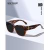 imageMEETSUN Oversized Fit Over Glasses Sunglasses for Women Men Large Trendy Polarized Sunglasses for Driving UV ProtectionXlbrown Tortoise Framegrey Lens