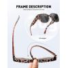 imageMEETSUN Oversized Fit Over Glasses Sunglasses for Women Men Large Trendy Polarized Sunglasses for Driving UV ProtectionXlgrey Leopard Framegrey Lens