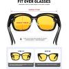 imageMEETSUN Oversized Fit Over Glasses Sunglasses for Women Men Large Trendy Polarized Sunglasses for Driving UV ProtectionXlnight Vision