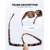 imageMEETSUN Oversized Fit Over Glasses Sunglasses for Women Men Large Trendy Polarized Sunglasses for Driving UV ProtectionXltortoise Framebrown Lens