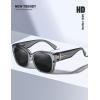 imageMEETSUN Oversized Fit Over Glasses Sunglasses for Women Men Large Trendy Polarized Sunglasses for Driving UV ProtectionXltransparent Grey Framegrey Lens