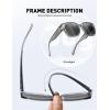 imageMEETSUN Oversized Fit Over Glasses Sunglasses for Women Men Large Trendy Polarized Sunglasses for Driving UV ProtectionXltransparent Grey Framegrey Lens