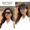 imageMEETSUN Oversized Fit Over Glasses Sunglasses for Women Men Trendy Polarized UV Protection Sun Glasses for DrivingBlack Grey