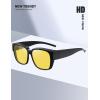 imageMEETSUN Oversized Fit Over Glasses Sunglasses for Women Men Trendy Polarized UV Protection Sun Glasses for DrivingNight Vision