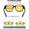 imageMEETSUN Oversized Fit Over Glasses Sunglasses for Women Men Trendy Polarized UV Protection Sun Glasses for DrivingNight Vision