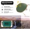 imageMEETSUN Polarized Hexagon Sunglasses for Women Men Polygon Square Sun Glasses UV400 Protection Metal Frame2packgoldgray Lensgold Framedark Green Lens