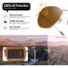 imageMEETSUN Polarized Hexagon Sunglasses for Women Men Polygon Square Sun Glasses UV400 Protection Metal Frame3pack Gold Graygold Browngold Dark Green
