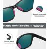 imageMEETSUN Polarized Sports Sunglasses for Women Men Driving Running Cycling Fishing Sun Glasses UV400 ProtectionBlack Framepink Mirror Lens