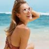 imageMEETSUN Polarized Sports Sunglasses for Women Men Driving Running Cycling Fishing Sun Glasses UV400 ProtectionClear Pink Framechampagne Mirror Lens
