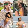 imageMEETSUN Polarized Sports Sunglasses for Women Men Driving Running Cycling Fishing Sun Glasses UV400 ProtectionLeopard Framebrown Lens