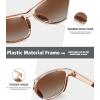 imageMEETSUN Polarized Sports Sunglasses for Women Men Driving Running Cycling Fishing Sun Glasses UV400 ProtectionLight Brown Framegradient Brown Lens