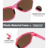imageMEETSUN Polarized Sports Sunglasses for Women Men Driving Running Cycling Fishing Sun Glasses UV400 ProtectionPurple Pink Frameice Blue Mirror Lens