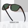 imageMEETSUN Polarized Sports Sunglasses for Women Men Driving Running Cycling Fishing Sun Glasses UV400 ProtectionTortoise Framedark Green Lens