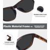 imageMEETSUN Polarized Sports Sunglasses for Women Men Driving Running Cycling Fishing Sun Glasses UV400 ProtectionTortoise Framegray Lens