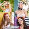 imageMEETSUN Polarized Sports Sunglasses for Women Men Driving Running Cycling Fishing Sun Glasses UV400 ProtectionTransparent Framepink Mirror Lens